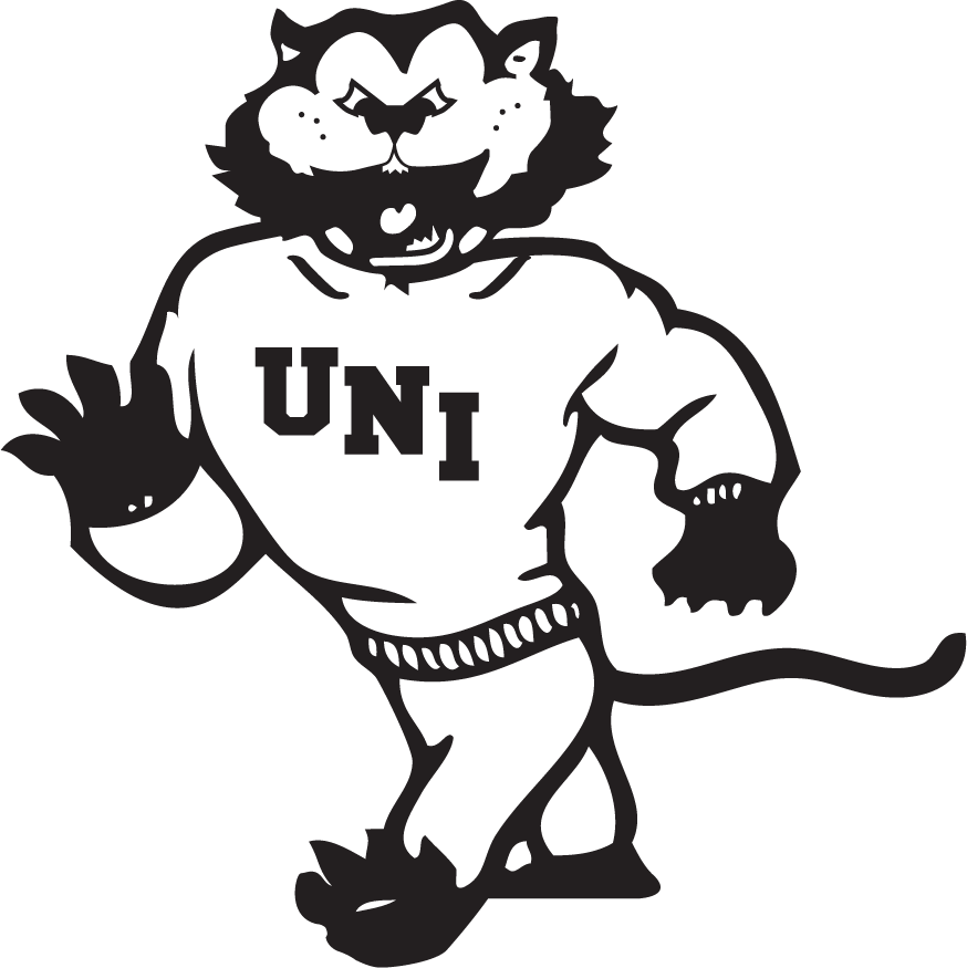 Northern Iowa Panthers 1976-1983 Primary Logo diy DTF decal sticker